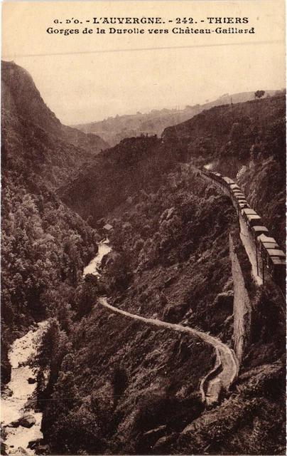 CPA THIERS Gorges de la Durolle towards Chateau-Gaillard (1256055)