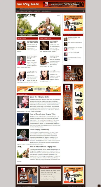 Apprendimento A Sing Sito Web Affiliazione - Nuovo Dominio + Ssl Certificato