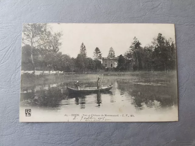 CPA / Carte postale ancienne - DIJON - Parc et chateau de Montmuzard (21)