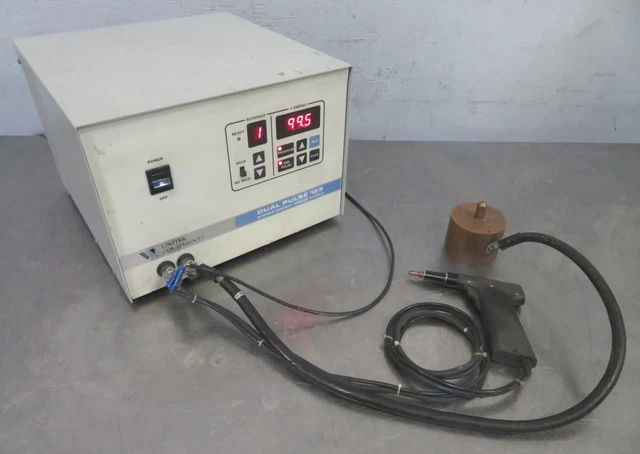 C186602 Unitek 125DP Dual Pulse 125 Welding Stored Energy Power Supply, Weld Gun