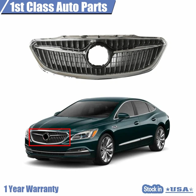Front Bumper Chrome Grille Grill For 2017-2019 Buick LaCrosse 23461446