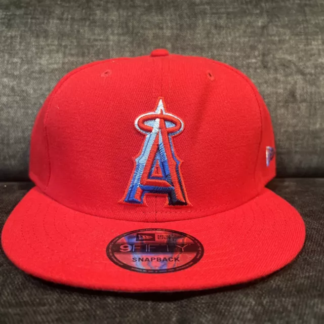 California Anaheim Los Angeles Angels MLB New Era 9fifty Snapback Hat Red