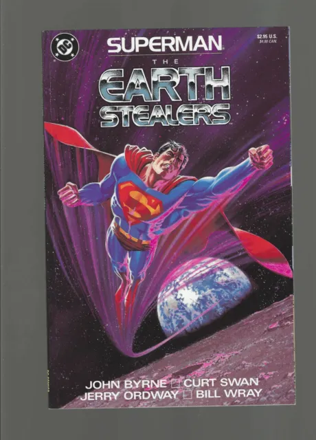 Superman: The Earth Stealers (1988, DC) Mint 9.6 Featuring: Superman