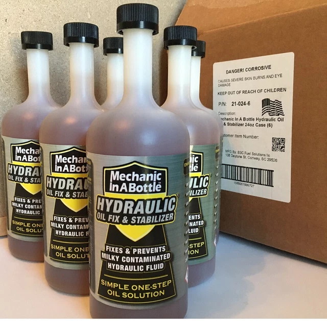 Hydraulic oil fix & stabilizer CASE OF 6 Bottles