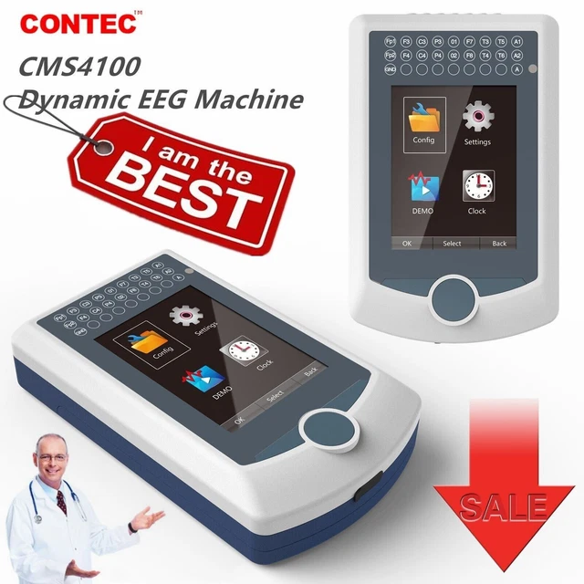 CMS4100 Dynamic EEG System 16-channels 24-hour Record Digital Software New