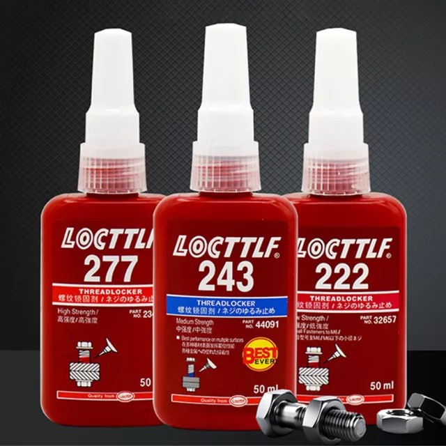 Loctite 243/242/222/263/271/243-JUE FisH 50ML~Fast Fix Screw Glue ❤️