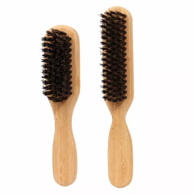 Men's Beard Brush Nanbamboo Handle Beard Comb Oil Head Styling Comb Hair Crushed
