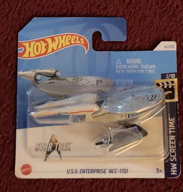 Hot Wheels Star Trek U.S.S. Enterprise NCC-1701 HW Screen Time 2023 2/10 4/250