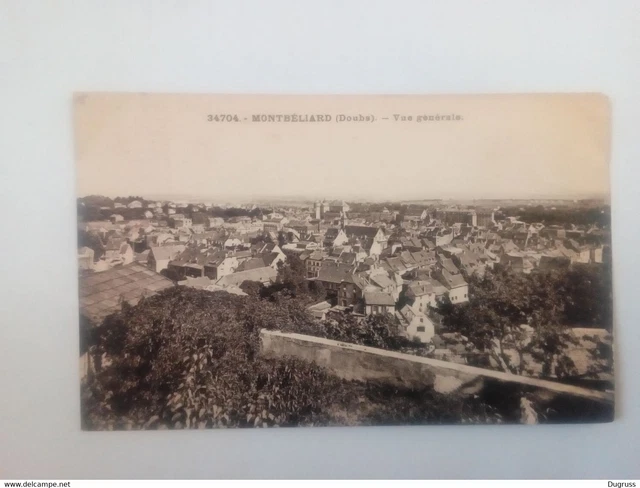 Cpa Montbéliard Vue générale