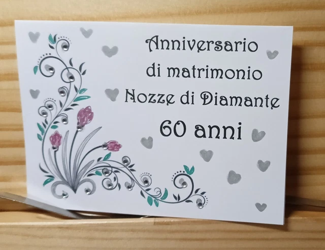 Central 23 Biglietto di anniversario di matrimonio per mamma e papà, anniversario per genitori, fornito con adesivi