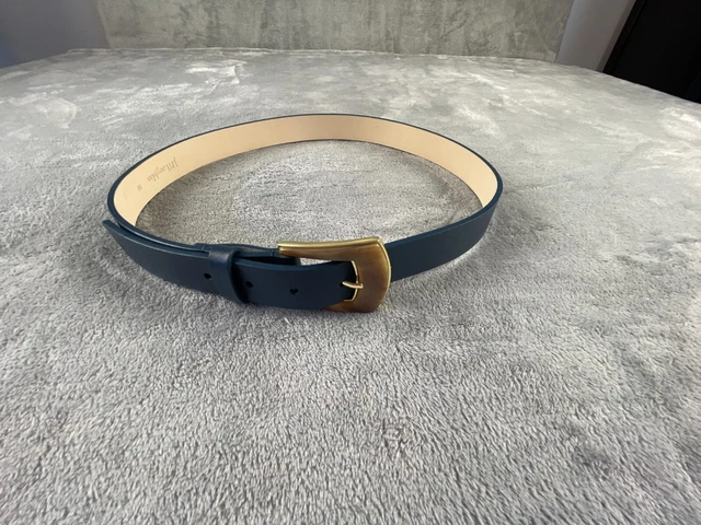 J. McLaughlin Womens Belt Medium Blue Tortoise Shell Buckle The Nyla Belt