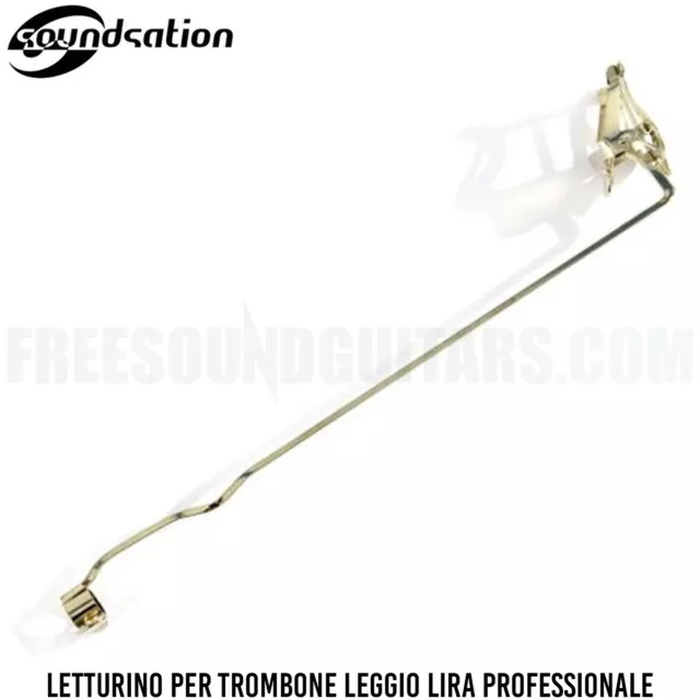 Letturino per Trombone Leggio Lira professionale SoundSation Dorato