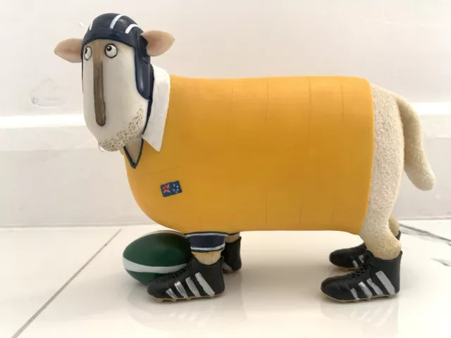 Border Fine Arts / Enesco Ewe & Me Rugby Sheep Ornament