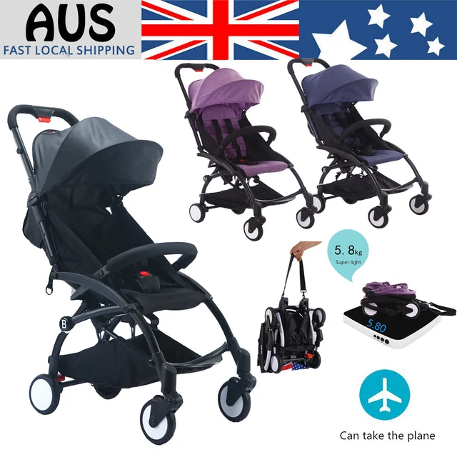 Compact Lightweight Baby Travel Stroller Pram Buggy Pushchair Carry On Plane