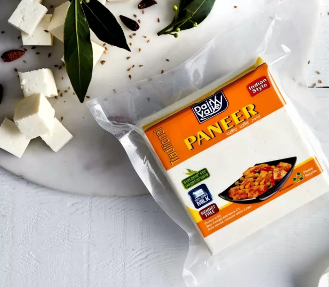 TRADITIONAL INDIAN FRESH Paneer Panir Cheese, Indischer Frisch Rahmkäse ...