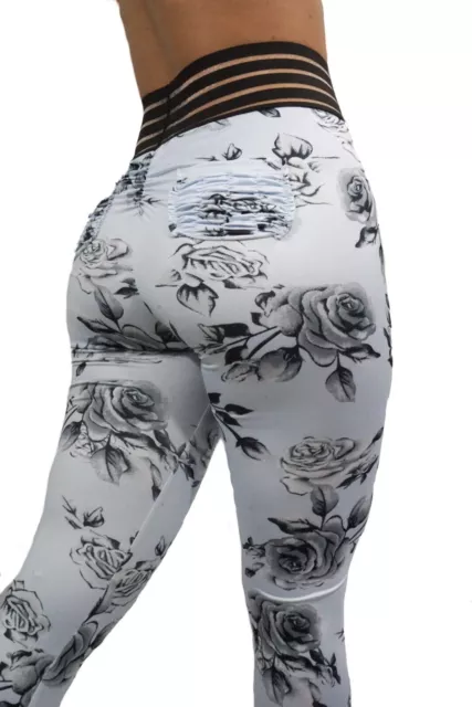 TF FLORAL SCRUNCH Leggings, Sky/Black Floral (Alphalete, CLS, Cute Booty  Lounge) $32.00 - PicClick