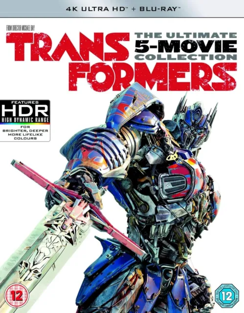 Transformers The Ultimate 5 Film Collection 4K UHD Ultra HD Blu Ray New & Sealed