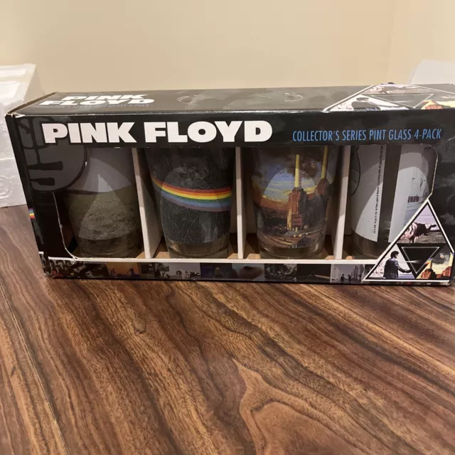 Pink Floyd Collectors Series Pint Glass 4 Pack