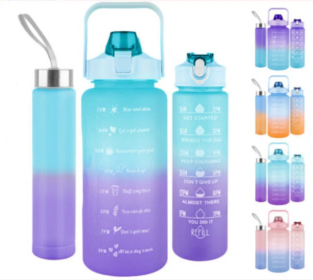 Luft-Wasser-Flasche Mit Trinkhalm – Auslaufsicher Produktbild-Vorschau 5