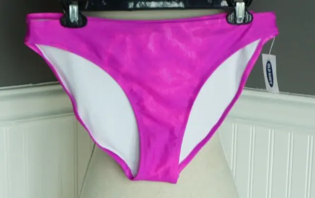 NWT Old Navy Pink Bikini Bottom Tie Dye Size M Swim Bottoms