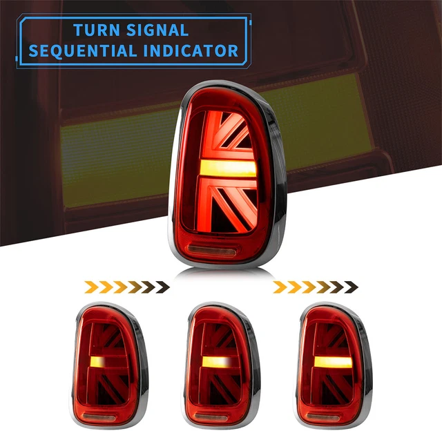 VLAND Rückleuchten Mini Countryman R60 - Sequentielle Blinker, E-Prüfzeichen