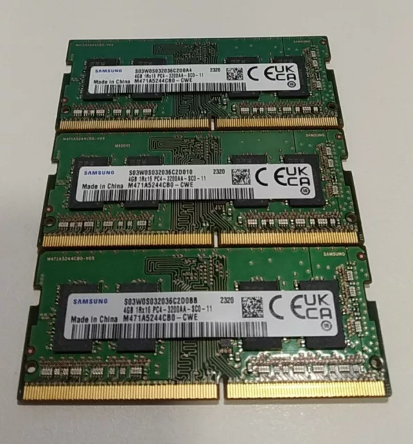 Memoria Ram Samsung So Dimm Ddr4 4Gb Pc4 3200 Mhz