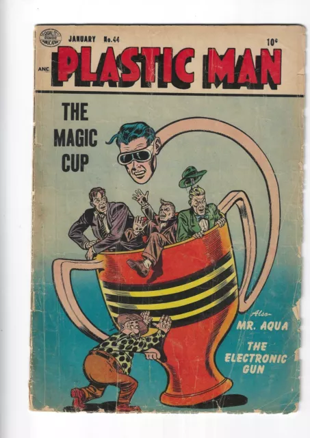 Plastic Man #44 1954 Low Grade Golden Age comic book