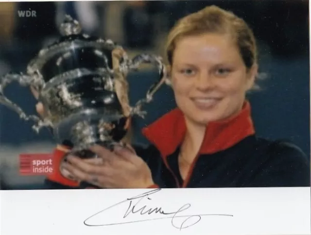 Kim Clijsters:  Wimbledonsiegerin+French Open Siegerin 2003 Tennis BEL