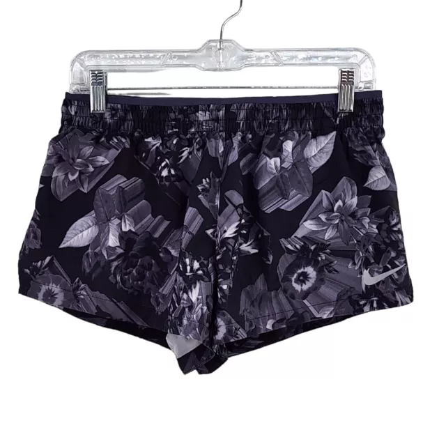NIKE ELEVATE FLORAL Lined Running Short PR LX 929081 010 Gray