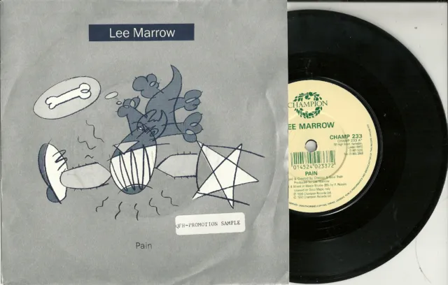 Lee Marrow - Pain (1990)  UK  7" + Promo Str oC