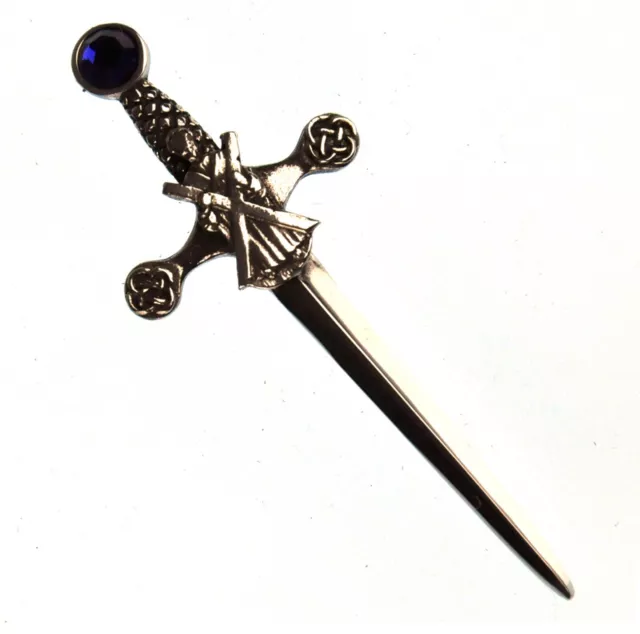 Pewter Thistle Kilt pin, Antique