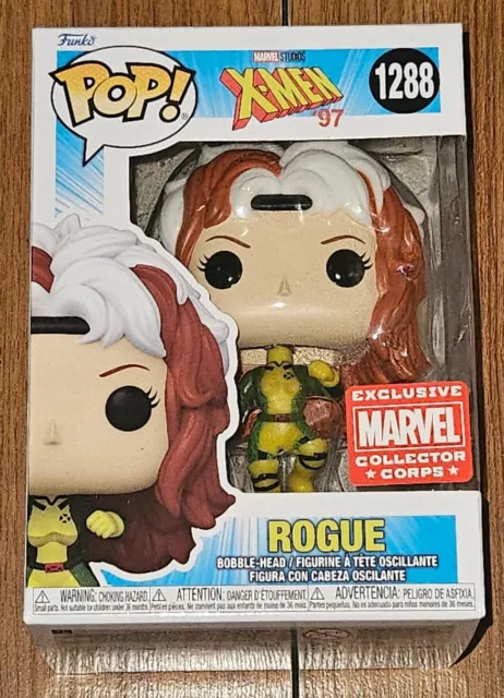 Funko Pop Marvel #1288 Rogue X-Men 97 Marvel Collector Corps MCC Exclusive