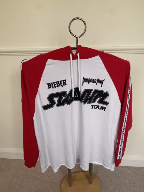 Purpose tour hoodie best sale red