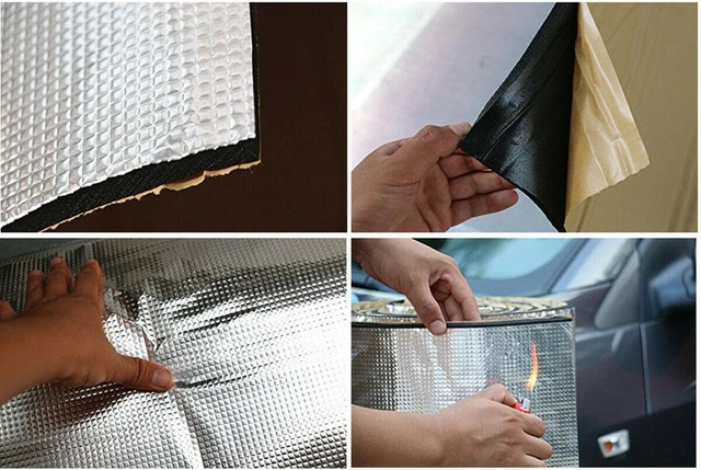 Self-adhesive For Car Hood Engine Fireproof Sound Deadener Heat Insulation Mat