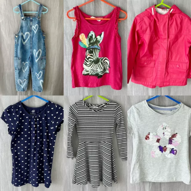 Pacchetto Vestiti Ragazze 4-5 Anni Next, H&M, Noce Moscata, Tu, F&F G22