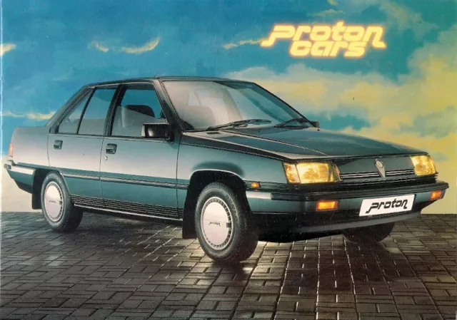 Proton 1.3 1.5 Saloon & Aeroback 1989-90 UK Market Sales Brochure GL GLS SE