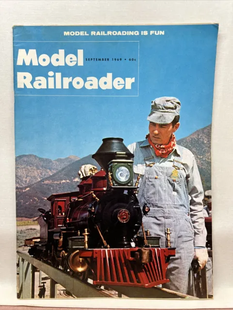 Model Railroader Magazine September 1969 Back Issue
