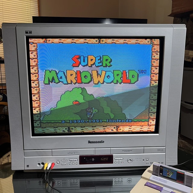 Panasonic Tau CRT PV-DR2714 27” TV/DVD-RAM/VCR Combo Vintage Gaming w Remote