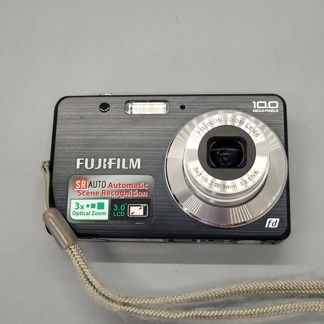 Fujifilm FinePix J25 10,0 megapixel fotocamera digitale compatta testata nera 11