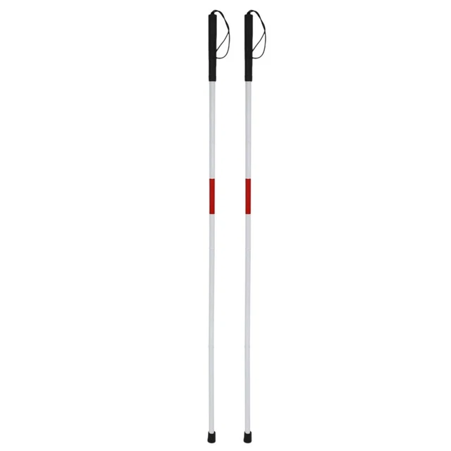 2X Gehstock - Visuell BeeinträChtigt Krücke Stock Blinde Gehstock Gehhilfe AQ5A1