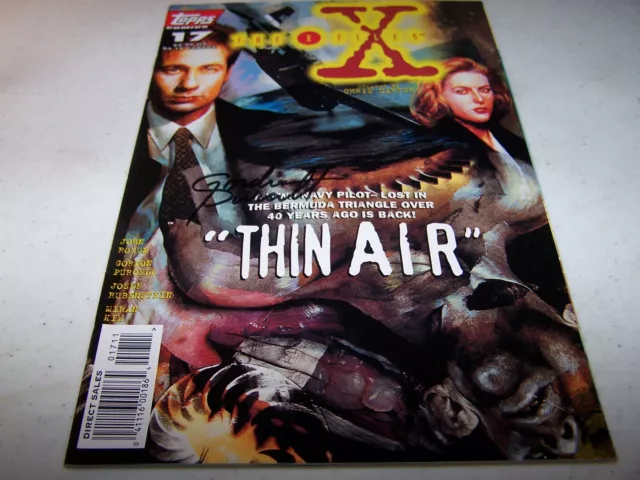 Signed Gordon Purcell The X-Files #17 Topps Comics Fox Tv Series Coming Back