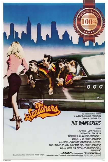 THE WANDERERS 1979 70s OFFICIAL ORIGINAL CINEMA FILM MOVIE PRINT PREMIUM POSTER