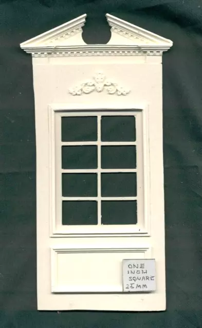 Window Circlehead  UMW3 - dollhouse miniatures 1/12 scale - polyresin
