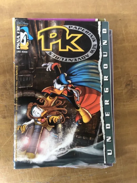 PK PAPERINIK NEW ADVENTURES - PKNA #32 - UNDERGROUND - FUMETTO BUONO Sped Gratis