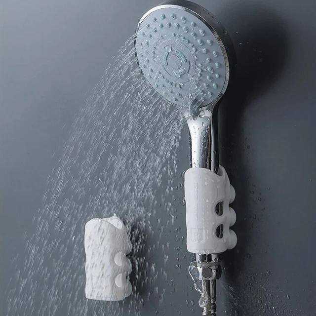 Cabezal de ducha de baño Soporte móvil Potente asiento de succión Chuck ventosa 7