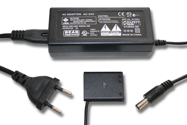 Alimentatore per Fujifilm FinePix Z20, Z10fd, Z20fd, Z30, z100fd, z200fd, Z200