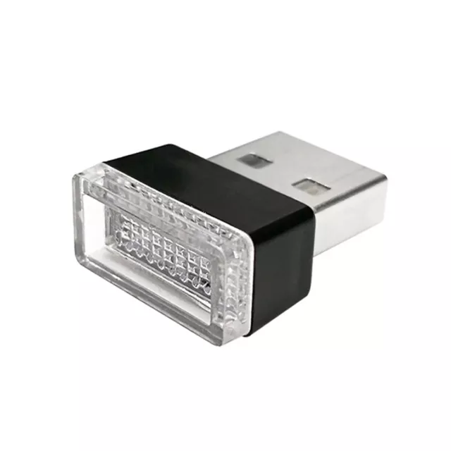 USB Mini Clé Lumière Ambiente Voiture Urgence Veilleuse Modding PC Blanc #155