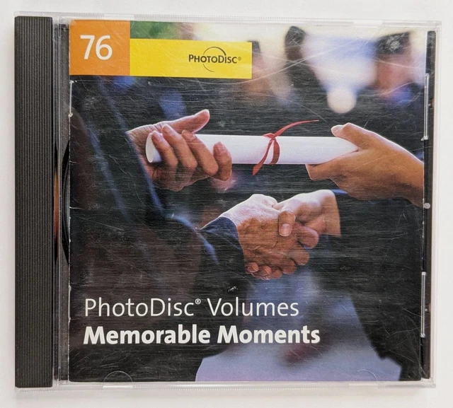 PhotoDisc Volúmenes 76, Momentos Memorables CD Libre de Regalías 336 Fotos de Stock