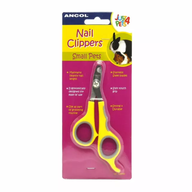 Ancol Nail Clippers Claw Trim Scissors for Cat Dog Guinea Pig Rabbit Small Pet