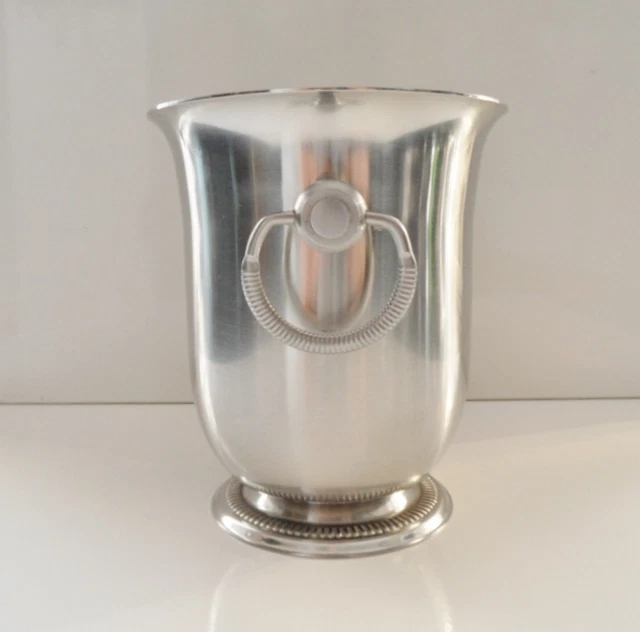 Seau à Champagne Inox Jean Couzon Orfèvre - Modèle Président - Neuf (sans Boîte)